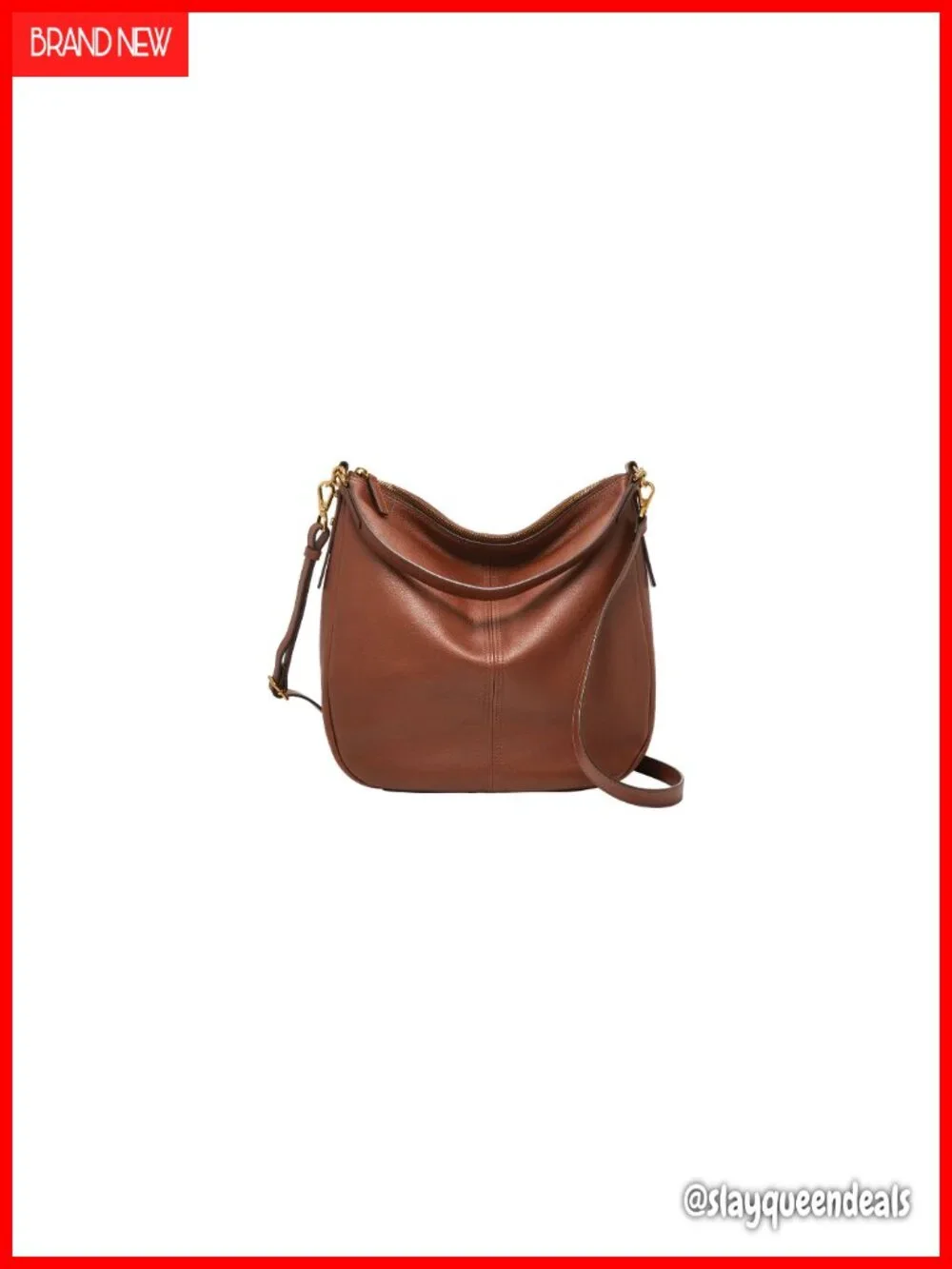 LiteHide Leather Hobo Purse, Adjustable Crossbody Strap, Women's Handbag